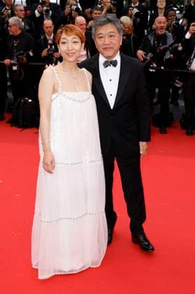 Sakura Ando and Hirokazu Kore eda at the premiere of the feature film Monster Kaibutsu at the Festival de Cannes 2023 76 Cannes International Film Festival at the Palais des Festivals Cannes, 17 05 2023. Foto:xS.xGabschx xFuturexImage