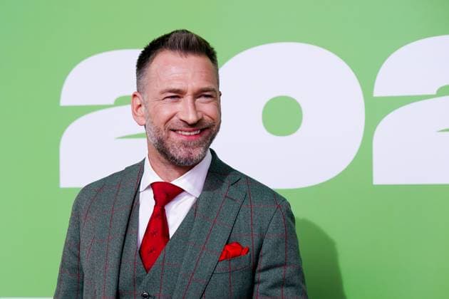 17 05 2023, Zug, Bossard Arena, SWISS MUSIC AWARDS, presenter SMA Marco Fritsche poses for a photo on the red carpet Zug Bossard Arena Zug Switzerland  Copyright: xJustPictures.ch DanielaxPorcellix