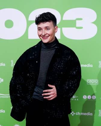 17 05 2023, Zug, Bossard Arena, SWISS MUSIC AWARDS, singer Remo Forrer on the red carpet Zug Bossard Arena Zug Switzerland  Copyright: xJustPictures.ch DanielaxPorcellix