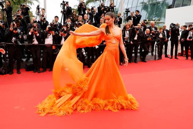 Sara Sampaio at the premiere of the feature film Monster Kaibutsu at the Festival de Cannes 2023 76 Cannes International Film Festival at the Palais des Festivals Cannes, 17 05 2023. Foto:xD.xBedrosianx xFuturexImage