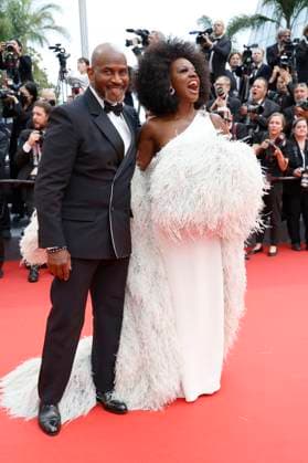 Julius Tennon with wife Viola Davis at the premiere of the feature film Monster Kaibutsu at the Festival de Cannes 2023 76 Cannes International Film Festival at the Palais des Festivals Cannes, 17 05 2023. Foto:xD.xBedrosianx xFuturexImage