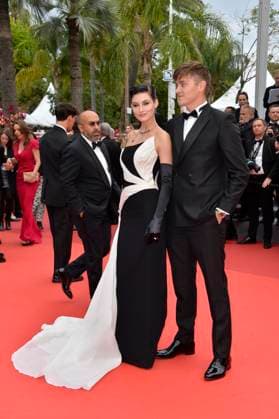 Anja Rubik and Nicolas Krause at the MONSTER KAIBUTSU Premiere 76 Cannes Film Festival 17 05 2023