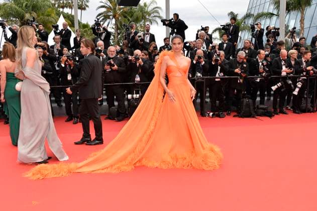 Sara Sampaio at the MONSTER KAIBUTSU Premiere 76 Cannes Film Festival 17 05 2023