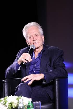 76eme Festival International du Film de Cannes. Masterclass: Michael Douglas. 76th International Cannes Film festival. Masterclass with Michael Douglas 292015 2023-05-17 Cannes France Douglas, Michael  Copyright: xIvankaxVoisinx xStarfacex STAR_292015_002
