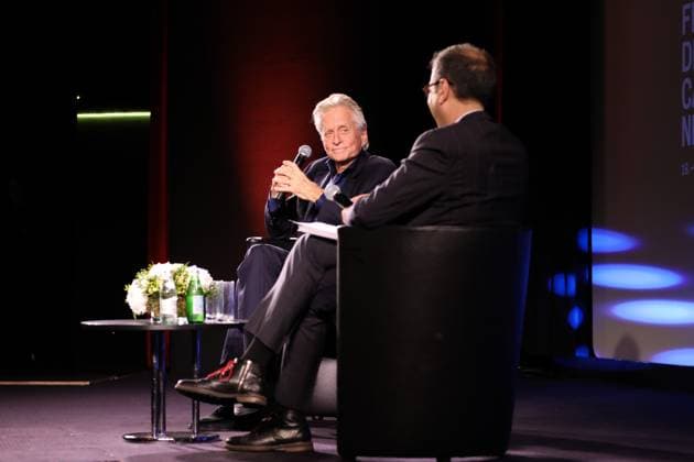 Entertainment Bilder des Tages 76eme Festival International du Film de Cannes. Masterclass: Michael Douglas. 76th International Cannes Film festival. Masterclass with Michael Douglas 292015 2023-05-17 Cannes France Douglas, Michael  Copyright: xIvankaxVoisinx xStarfacex STAR_292015_008