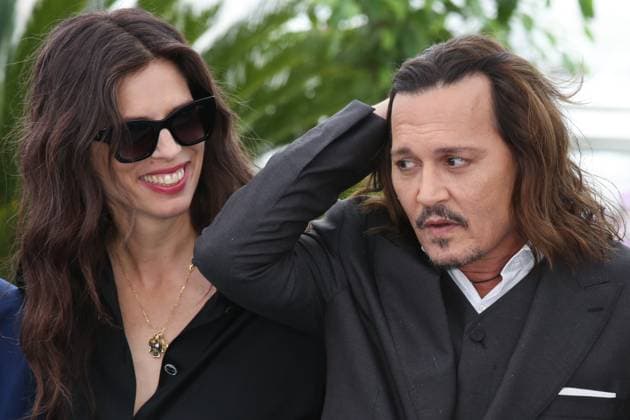 76e Festival International du Film de Cannes. Photocall du film Jeanne du Barry . 76th Cannes Film Festival. Photocall with cast of the film Jeanne du Barry . Maiwenn and Johnny Depp. 292023 2023-05-17 Cannes France  Copyright: xIsabellexVautierx xStarfacex STAR_292023_046