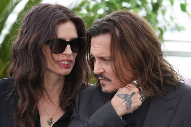 76e Festival International du Film de Cannes. Photocall du film Jeanne du Barry . 76th Cannes Film Festival. Photocall with cast of the film Jeanne du Barry . Maiwenn and Johnny Depp. 292023 2023-05-17 Cannes France  Copyright: xIsabellexVautierx xStarfacex STAR_292023_047