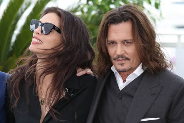 76e Festival International du Film de Cannes. Photocall du film Jeanne du Barry . 76th Cannes Film Festival. Photocall with cast of the film Jeanne du Barry . Maiwenn and Johnny Depp. 292023 2023-05-17 Cannes France  Copyright: xIsabellexVautierx xStarfacex STAR_292023_049