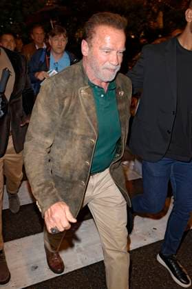 Arnold Schwarzenegger arriving to BMW party at Hotel Martinez at Festival de Cannes 2023 76 Cannes International Film Festival Cannes, 17 05 2023. Foto:xS.xGabschx xFuturexImage