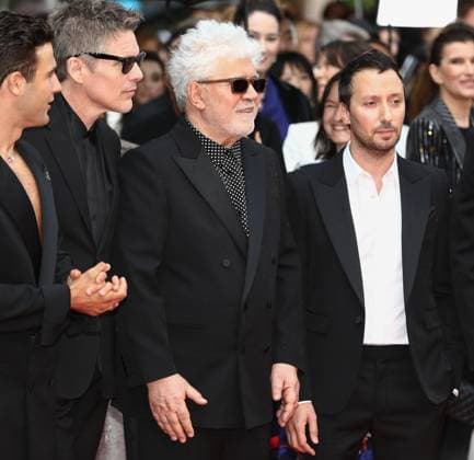 May 17, 2023, Cannes, Cote d Azur, France: ETHAN HAWKE, PEDRO ALMODOVAR and ANTHONY VACCARELLO attend the screening of Kaibutsu during the 76th Annual Cannes Film Festival at Palais des Festivals on May 17, 2023 in Cannes, France Cannes France - ZUMAc179 20230517_zep_c179_130 Copyright: xMickaelxChavetx