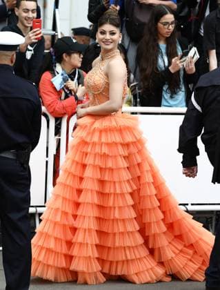 May 17, 2023, Cannes, Cote d Azur, France: URVASHI RAUTELA attends the screening of Kaibutsu during the 76th Annual Cannes Film Festival at Palais des Festivals on May 17, 2023 in Cannes, France Cannes France - ZUMAc179 20230517_zep_c179_181 Copyright: xMickaelxChavetx