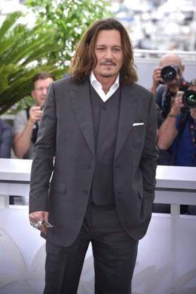 Johnny Depp attends the Jeanne du Barry photocall at the 76th annual Cannes film festival at Palais des Festivals on Wednesday, May 17, 2023 in Cannes, France.  CAN20230517226 RoccoxSpaziani