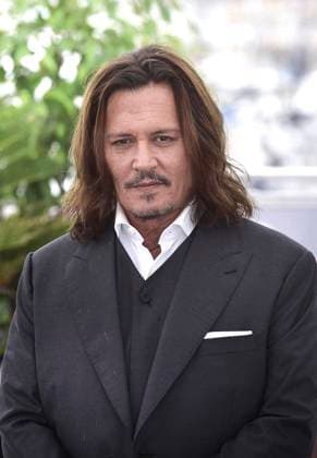Johnny Depp attends the Jeanne du Barry photocall at the 76th annual Cannes film festival at Palais des Festivals on Wednesday, May 17, 2023 in Cannes, France.  CAN20230517229 RoccoxSpaziani