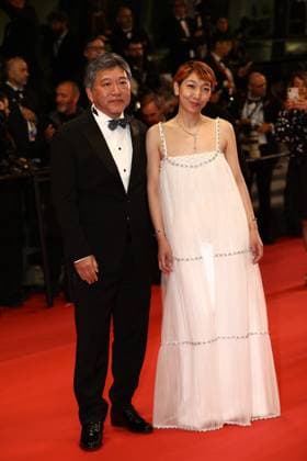 May 17, 2023, Cannes, Cote d Azur, France: SAKURA ANDO and Director HIROKAZU KORE-EDA attend the screening of Kaibutsu during the 76th Annual Cannes Film Festival at Palais des Festivals on May 17, 2023 in Cannes, France Cannes France - ZUMAc179 20230517_zep_c179_234 Copyright: xMickaelxChavetx