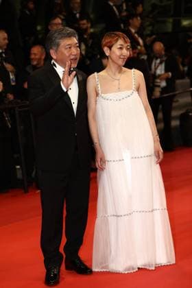 May 17, 2023, Cannes, Cote d Azur, France: SAKURA ANDO and Director HIROKAZU KORE-EDA attend the screening of Kaibutsu during the 76th Annual Cannes Film Festival at Palais des Festivals on May 17, 2023 in Cannes, France Cannes France - ZUMAc179 20230517_zep_c179_233 Copyright: xMickaelxChavetx