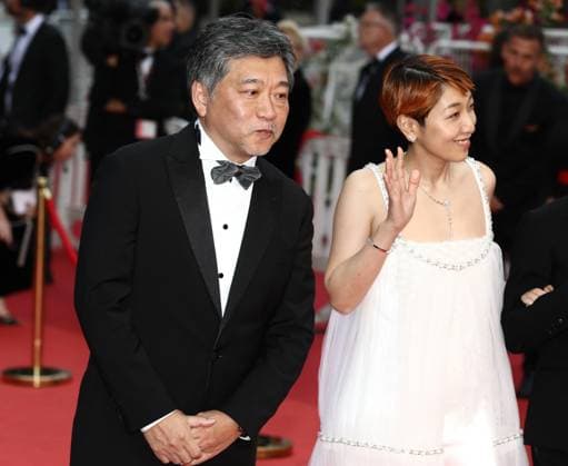 May 17, 2023, Cannes, Cote d Azur, France: SAKURA ANDO and Director HIROKAZU KORE-EDA attend the screening of Kaibutsu during the 76th Annual Cannes Film Festival at Palais des Festivals on May 17, 2023 in Cannes, France Cannes France - ZUMAc179 20230517_zep_c179_250 Copyright: xMickaelxChavetx
