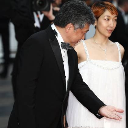 May 17, 2023, Cannes, Cote d Azur, France: SAKURA ANDO and Director HIROKAZU KORE-EDA attend the screening of Kaibutsu during the 76th Annual Cannes Film Festival at Palais des Festivals on May 17, 2023 in Cannes, France Cannes France - ZUMAc179 20230517_zep_c179_252 Copyright: xMickaelxChavetx