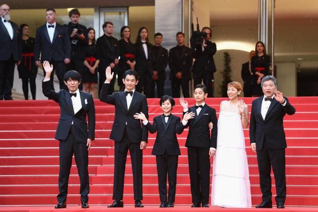 May 17, 2023, Cannes, Cote d Azur, France: Kaibutsu cast and crew including YUJI SAKAMOTO, EITA NAGAYAMA, HINATA HIIRAGI, KUROKAWA SOYA, SAKURA ANDO and Director HIROKAZU KORE-EDA attend the screening of Kaibutsu during the 76th Annual Cannes Film Festival at Palais des Festivals on May 17, 2023 in Cannes, France Cannes France - ZUMAc179 20230517_zep_c179_277 Copyright: xMickaelxChavetx