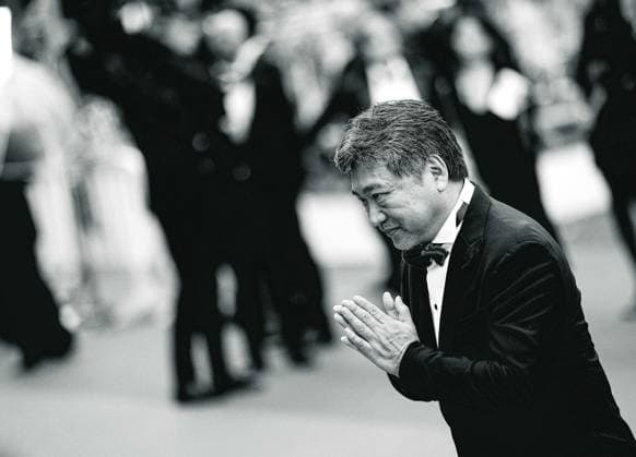The Kaibutsu (Monster) Movie Premiere at the 76th Edition of the Cannes Film Festival Hirokazu Kore-eda attends the movie premiere and red carpet event for the movie Kaibutsu (Monster), which is in competition for the Palme d Or, during the 76th edition of the Cannes Film Festival on May 17 2023, in Cannes, France Cannes Palace of Festivals and Congresses of Cannes Cannes France Copyright: xAlexandraxFechetex _ADR0190