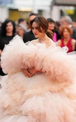 The Kaibutsu (Monster) Movie Premiere at the 76th Edition of the Cannes Film Festival Araya Hargate attends the movie premiere and red carpet event for the movie Kaibutsu (Monster), which is in competition for the Palme d Or, during the 76th edition of the Cannes Film Festival on May 17 2023, in Cannes, France Cannes Palace of Festivals and Congresses of Cannes Cannes France Copyright: xAlexandraxFechetex _ADR8795