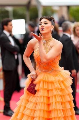 The Kaibutsu (Monster) Movie Premiere at the 76th Edition of the Cannes Film Festival Urvashi Rautela attends the movie premiere and red carpet event for the movie Kaibutsu (Monster), which is in competition for the Palme d Or, during the 76th edition of the Cannes Film Festival on May 17 2023, in Cannes, France Cannes Palace of Festivals and Congresses of Cannes Cannes France Copyright: xAlexandraxFechetex _ADR8953