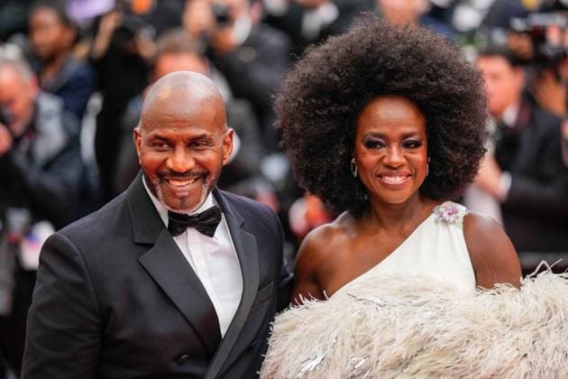 The Kaibutsu (Monster) Movie Premiere at the 76th Edition of the Cannes Film Festival Viola Davis and husband Julius Tennon attend the movie premiere and red carpet event for the movie Kaibutsu (Monster), which is in competition for the Palme d Or, during the 76th edition of the Cannes Film Festival on May 17 2023, in Cannes, France Cannes Palace of Festivals and Congresses of Cannes Cannes France Copyright: xAlexandraxFechetex _ADR9532