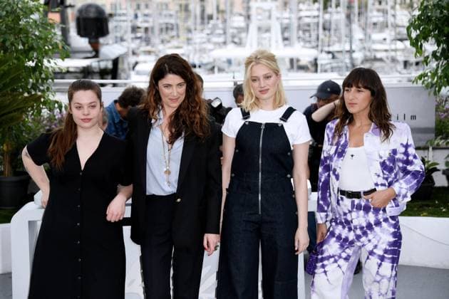 76th Cannes Film Festival 2023, Photocall film Rosalie . Pictured: Anna Biolay, StÃ phanie Di Giusto, Nadia Tereszkiewicz, Juliette Armanet  Copyright: xAlbertoxTerenghi PoolxPhotoxEvenx xPoolxPhotoxEventsx01x IPA_IPA38017304