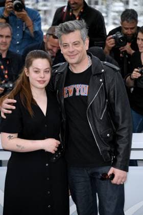 76th Cannes Film Festival 2023, Photocall film Rosalie . Pictured: Benjamin Biolay, Anna Biolay  Copyright: xAlbertoxTerenghi PoolxPhotoxEvenx xPoolxPhotoxEventsx01x IPA_IPA38017332