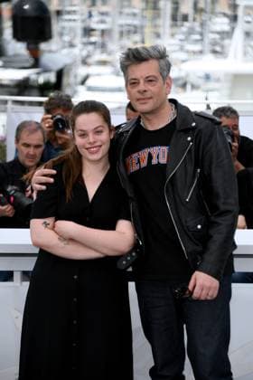 76th Cannes Film Festival 2023, Photocall film Rosalie . Pictured: Benjamin Biolay, Anna Biolay  Copyright: xAlbertoxTerenghi PoolxPhotoxEvenx xPoolxPhotoxEventsx01x IPA_IPA38017334