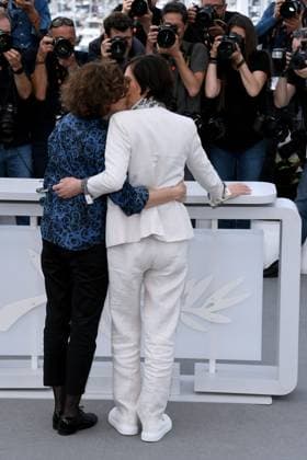 76th Cannes Film Festival 2023, Photocall film Le Retour (Homecoming) . Pictured: Catherine Corsini, Elisabeth Perez  Copyright: xAlbertoxTerenghi PoolxPhotoxEvenx xPoolxPhotoxEventsx01x IPA_IPA38017585