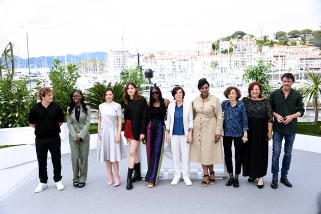 76th Cannes Film Festival 2023, Photocall film Le Retour (Homecoming) . Pictured: Harold Orsini, Esther Gohourou, Virginie Ledoyen, Lomane de Dietrich, Suzy Bemba, Catherine Corsini, Aissatou Diallo Sagna, Elisabeth Perez, Marie-Ange Geronimi, Cedric Appietto Copyright: xAlbertoxTerenghi PoolxPhotoxEvenx xPoolxPhotoxEventsx01x IPA_IPA38017606