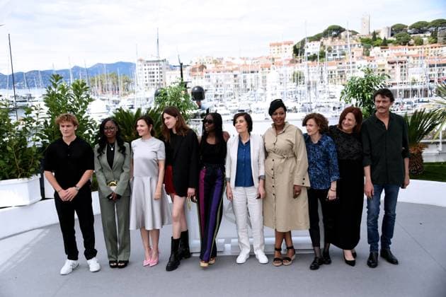 76th Cannes Film Festival 2023, Photocall film Le Retour (Homecoming) . Pictured: Harold Orsini, Esther Gohourou, Virginie Ledoyen, Lomane de Dietrich, Suzy Bemba, Catherine Corsini, Aissatou Diallo Sagna, Elisabeth Perez, Marie-Ange Geronimi, Cedric Appietto Copyright: xAlbertoxTerenghi PoolxPhotoxEvenx xPoolxPhotoxEventsx01x IPA_IPA38017611