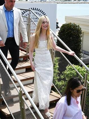 76th Cannes Film Festival 2023, day 3 - Elle Fanning having lunch at the Martinez Hotel restaurant  Copyright: xSimonexComix xipa-agency.netx xPoolxPhotoxEventsx01x IPA_IPA38018732