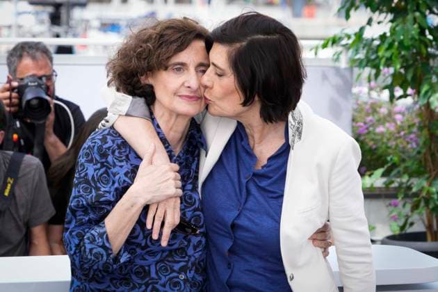 Photo IPP Daniele Cifala™ Cannes 17 05 2023 Le Retour Homecoming Photocall The 76th Annual Cannes Film Festival in the photo Catherine Corsini and Elisabeth Perez Italy Photo Press World Copyright  0
