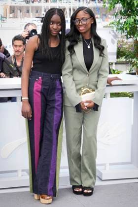 IPP Photo Daniele Cifala™ Cannes 17 05 2023 Le Retour Homecoming Photocall The 76th Annual Cannes Film Festival in the photo Suzy Bemba and Esther Gohourou Italy Photo Press World Copyright  0
