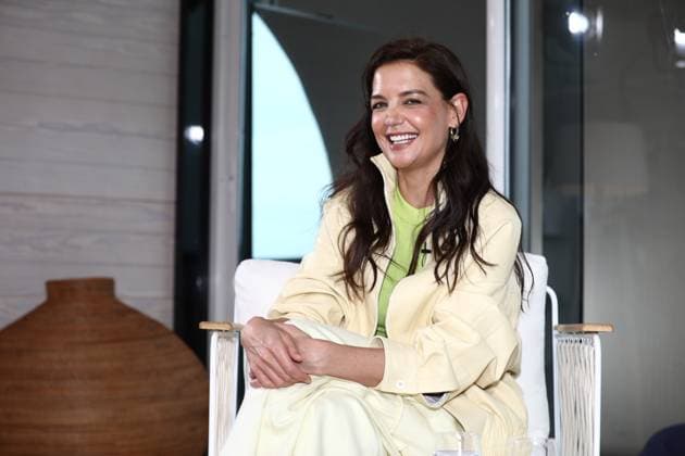 May 18, 2023, Cannes, Cote d Azur, France: KATIE HOLMES attends the Kering Women in Motion Talk during the 76th Annual Cannes Film Festival at Palais des Festivals on May 18, 2023 in Cannes, France Cannes France - ZUMAc179 20230518_zep_c179_021 Copyright: xMickaelxChavetx