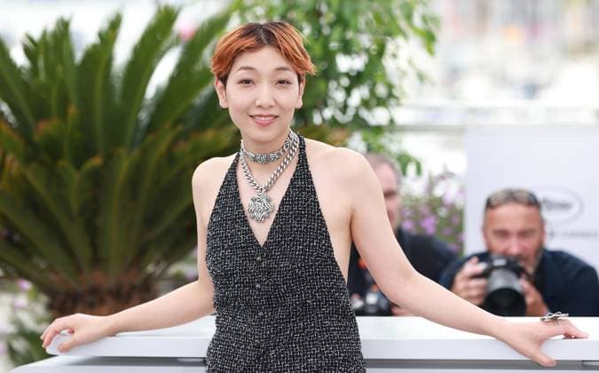 (230518) -- CANNES, May 18, 2023 -- Japanese actress Ando Sakura poses during a photocall for the film Kaibutsu (Monster) which will compete for the Palme d Or during the 76th edition of the Cannes Film Festival in Cannes, southern France, May 18, 2023. ) FRANCE-CANNES-FILM FESTIVAL-KAIBUTSU GaoxJing 