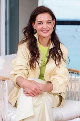 May 18, 2023: Katie Holmes poses at the Kering Women In Motion Talk during the 76th Cannes Film Festival at Hotel Majestic in Cannes, France, on 18 May 2023. Photo: - ZUMAm179 20230518_zep_m179_013 Copyright: xAlecxMichaelx