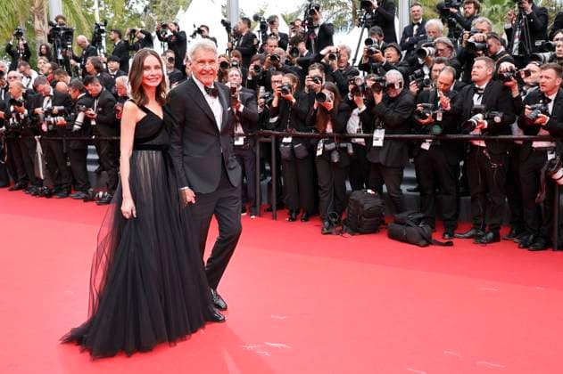 Calista Flockhart and Harrison Ford at the premiere of the motion picture Indiana Jones and the Dial of Destiny Indiana Jones and the Wheel of Destiny at the Festival de Cannes 2023 76 Cannes International Film Festival at the Palais des Festivals Cannes, 18 05 2023. Foto:xD.xBedrosianx xFuturexImage