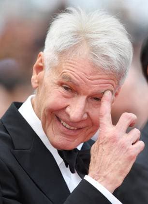 American actor Harrison Ford attends the premiere of Indiana Jones And The Dial Of Destiny at the 76th Cannes Film Festival at Palais des Festivals in Cannes, France on Thursday, May 18, 2023.  CAN20230518129 RUNExHELLESTAD