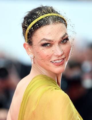 American model Karli Kloss attends the premiere of Indiana Jones And The Dial Of Destiny at the 76th Cannes Film Festival at Palais des Festivals in Cannes, France on Thursday, May 18, 2023.  CAN20230518147 RUNExHELLESTAD