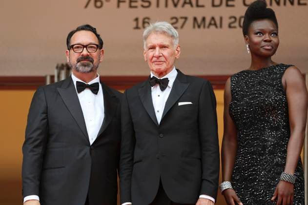 James Mangold, Harrison Ford and Shaunette Renee Wilson at the premiere of the motion picture Indiana Jones and the Dial of Destiny Indiana Jones and the Wheel of Destiny at the Festival de Cannes 2023 76 Cannes International Film Festival at the Palais des Festivals Cannes, 18 05 2023. Foto:xD.xBedrosianx xFuturexImage