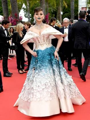 76th Cannes Film Festival 2023, evening 3 - Red Carpet Indiana Jones and The Dial of Destiny In the photo Urvashi Rautela  Copyright: xSimonexComix xipa-agency.netx xPoolxPhotoxEventsx01x IPA_IPA38028735