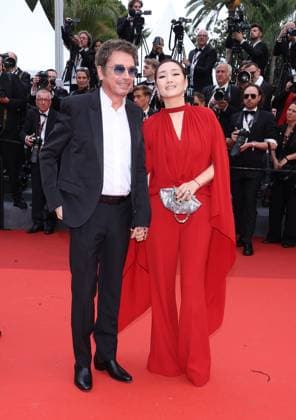 May 18, 2023, Cannes, FRANCE: Jean-Michel Jarre and Gong Li attend the Indiana Jones And The Dial Of Destiny red carpet during the 76th annual Cannes film festival at Palais des Festivals on May 18 2023 in Cannes France. Photo imageSPACE. Cannes FRANCE - ZUMAs181 20230518_zea_s181_073 Copyright: xDGPx