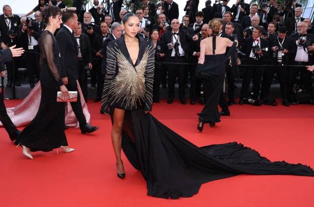 May 18, 2023, Cannes, FRANCE: Kat Graham attends the Indiana Jones And The Dial Of Destiny red carpet during the 76th annual Cannes film festival at Palais des Festivals on May 18 2023 in Cannes France. Photo imageSPACE. Cannes FRANCE - ZUMAs181 20230518_zea_s181_045 Copyright: xDGPx