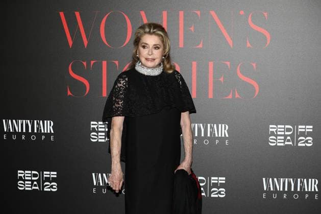 May 18, 2023, Cannes, Cote d Azur, France: CATHERINE DENEUVE attends the Women s Stories Gala by Vanity Fair and Red Sea International Film Festival during the 76th Annual Cannes Film Festival at Palais des Festivals on May 18, 2023 in Cannes, France Cannes France - ZUMAc179 20230518_zep_c179_173 Copyright: xMickaelxChavetx
