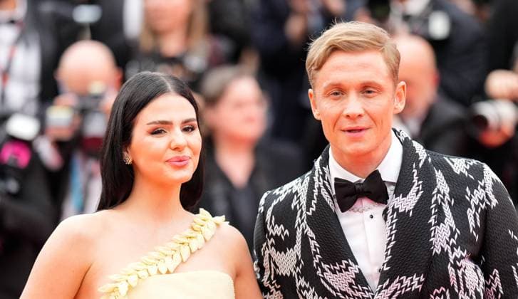 The Indiana Jones and the Dial of Destiny Red Carpet Premiere at the 76th Edition of the Cannes Film Festival Ruby O. Fee and Matthias Schweighöfer attend the movie screening and red carpet event of Indiana Jones and the Dial of Destiny , during the 76th edition of the Cannes Film Festival on May 18 2023, in Cannes, France Cannes Palace of Festivals and Congress Cannes France Copyright: xAlexandraxFechetex _ADR0705