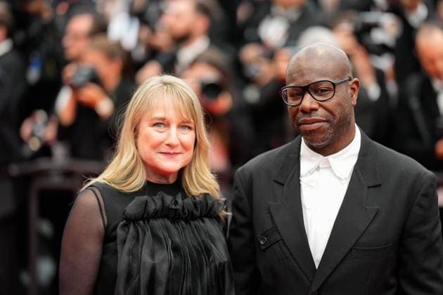 The Indiana Jones and the Dial of Destiny Red Carpet Premiere at the 76th Edition of the Cannes Film Festival Steve McQueen and his wife, Bianca Stigter, attend the movie screening and red carpet event of Indiana Jones and the Dial of Destiny , during the 76th edition of the Cannes Film Festival on May 18 2023, in Cannes, France Cannes Palace of Festivals and Congress Cannes France Copyright: xAlexandraxFechetex _ADR1766