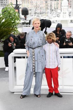 76th Cannes Film Festival 2023, Photocall film The New Boy. Pictured: Cate Blanchett, Aswan Reid  Copyright: xAlbertoxTerenghi PoolxPhotoxEvenx xPoolxPhotoxEventsx01x IPA_IPA38045495
