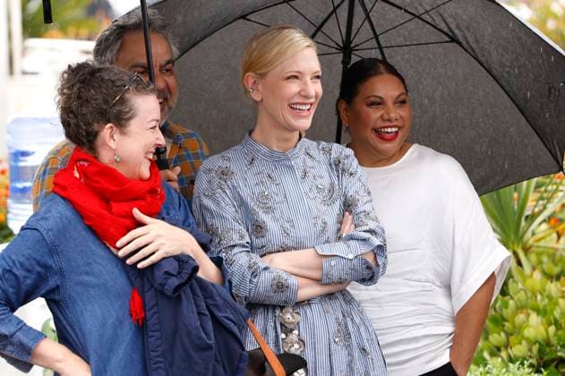 Cate Blanchett and Deborah Mailman at the photocall for the feature film The New Boy at the Festival de Cannes 2023 76 Cannes International Film Festival at the Palais des Festivals Cannes, 19 05 2023. Foto:xS.xGabschx xFuturexImage